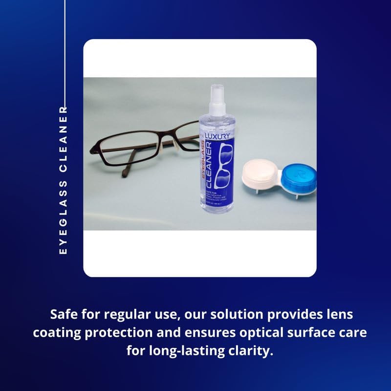 Babilo Eyeglass Lens Cleaner 8.45 fl oz - Glasses & Lens Cleaning Solution - Camera Lens Cleaner - Gentle & Effective Formula (Pack of 3) - Image 4